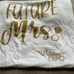 White and Gold 'Future Mrs' T-Shirt
